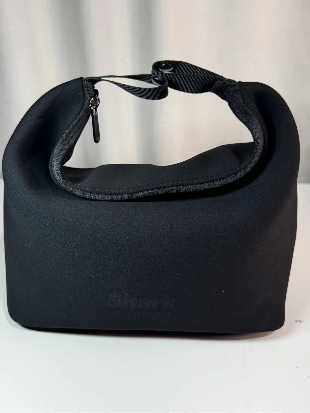 Shark Black Neoprene Zippered Case w/ Accessory Compartments 12x7.5x4.5